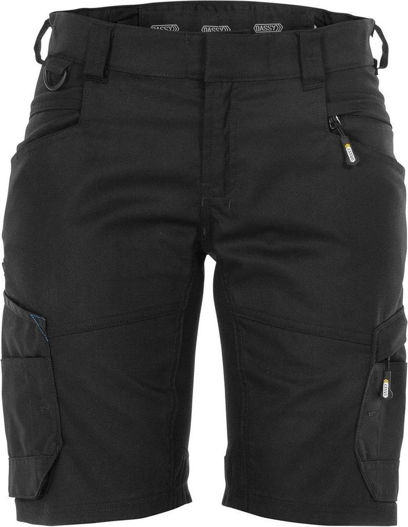 DASSY Axis Women Arbeitsshorts mit Stretch für Damen SCHWARZ Gr.32 Länge: STANDARD