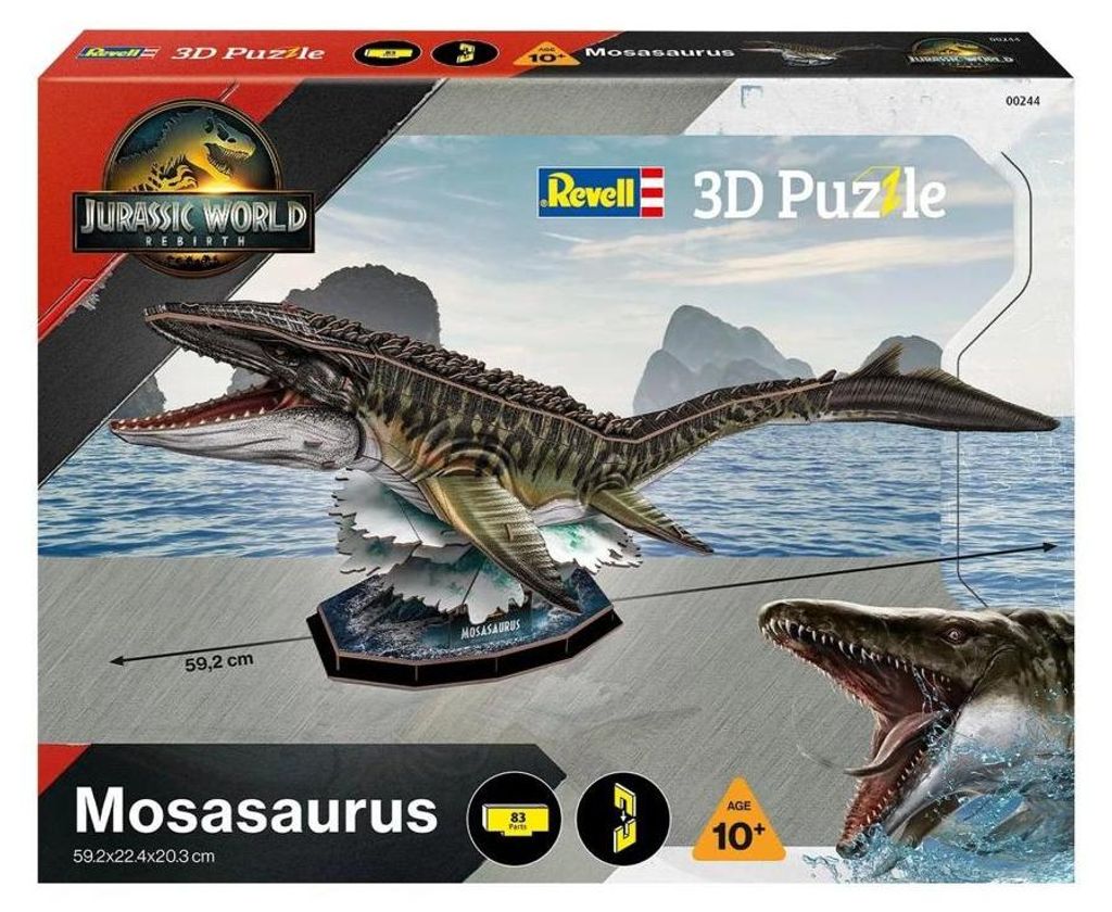 Revell 3D-Puzzle-Bausatz Jurassic World – Mosasaurus – 83 Teile