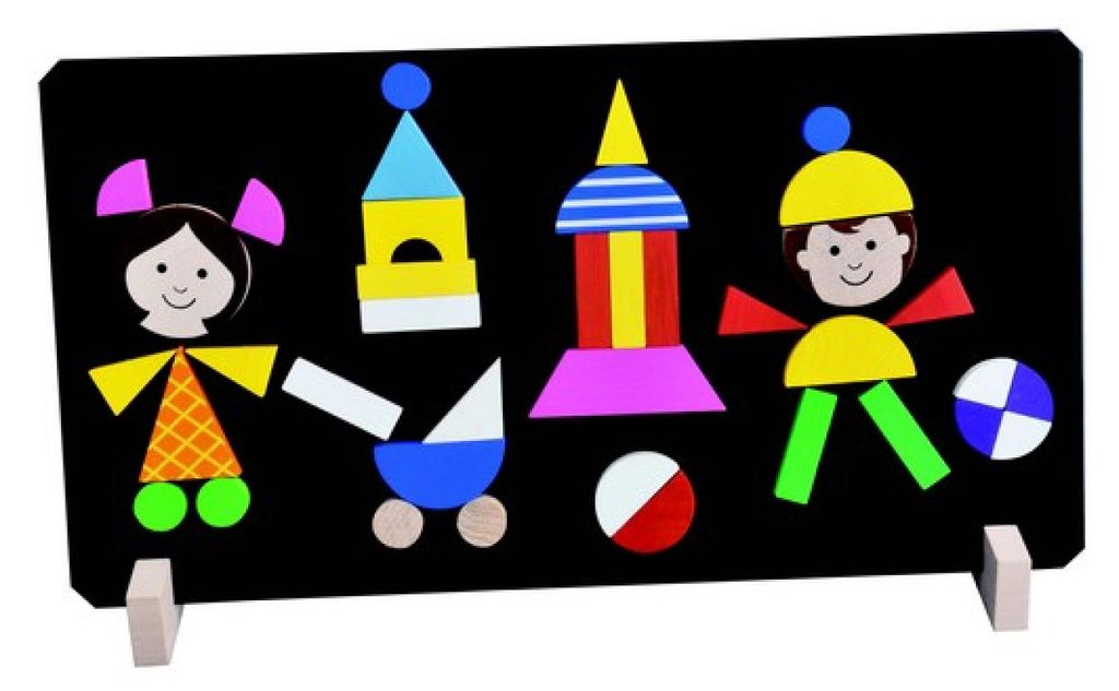 Puzzle magnétique enfants dans une boîte 33x23x3,5cm Image du produit 