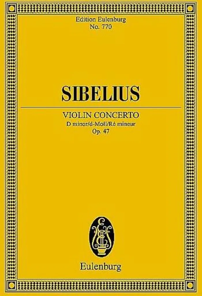 Violinkonzert d-Moll pour Concours et Récital de Violon Haute Qualité