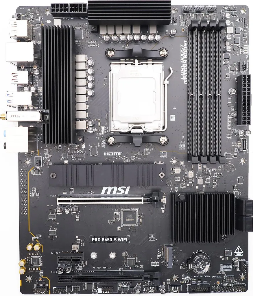 Carte mère MSI PRO B650-S WIFI ATX Socket AM5 pour processeurs Ryzen 7000