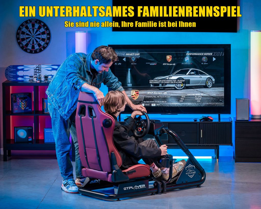 GTPLAYER Simulator Cockpit, SIM racing Cockpit, Produktbild 7