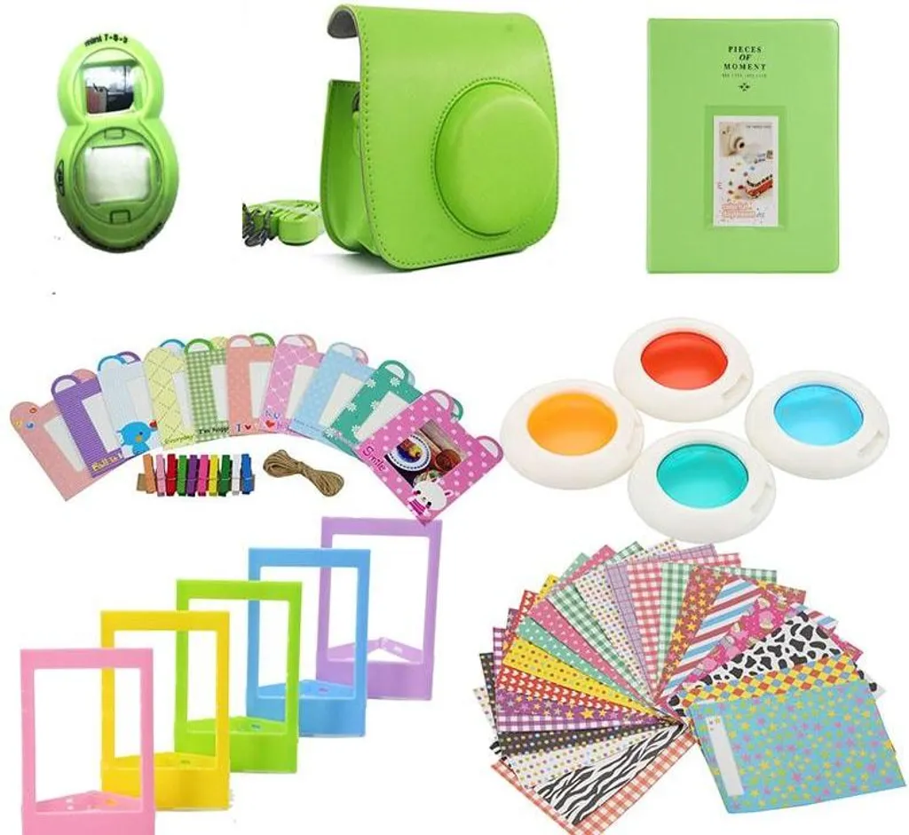 Protéger et Customiser votre Instax Mini 8 / 9 Kit Accessoires Lime