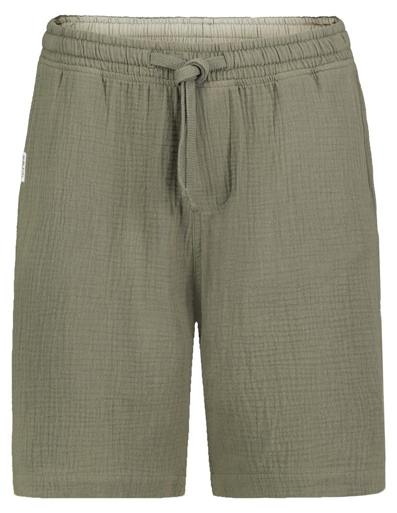 Sublevel Casual Chinoshorts Elastischer Bund Kordelzug Einfarbig Größe: M