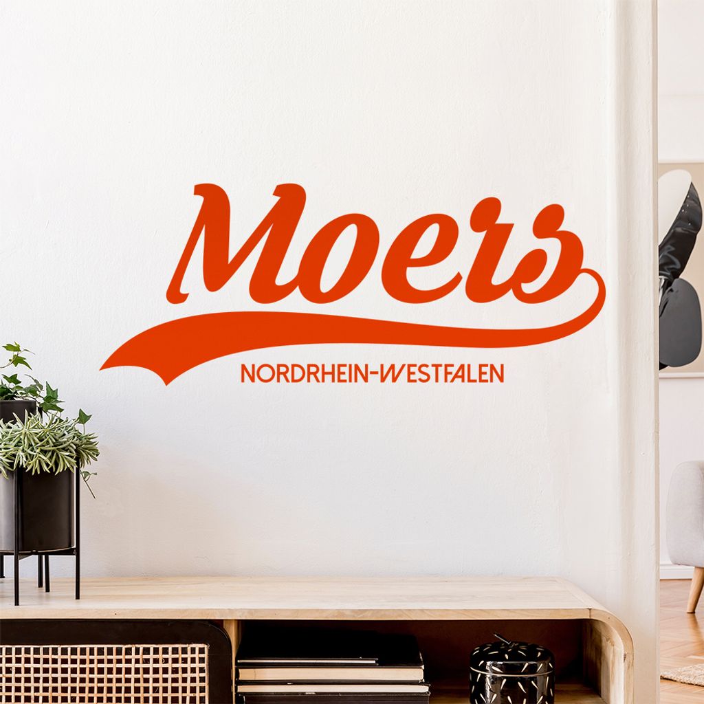 Moers Nordrhein-Westfalen Wandtattoo Wandaufkleber Wall Sticker - Dekoration, Küche, Wohnzimmer, Schlafzimmer, Badezimmer