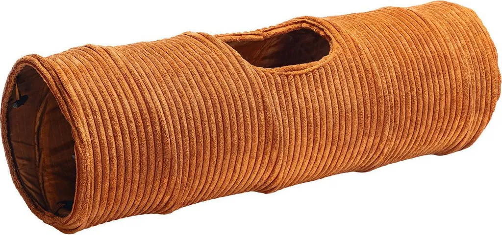 Esclusivo Tunnel per Gatti Designed by Lotte Ribbed - Terracotta Luxury
