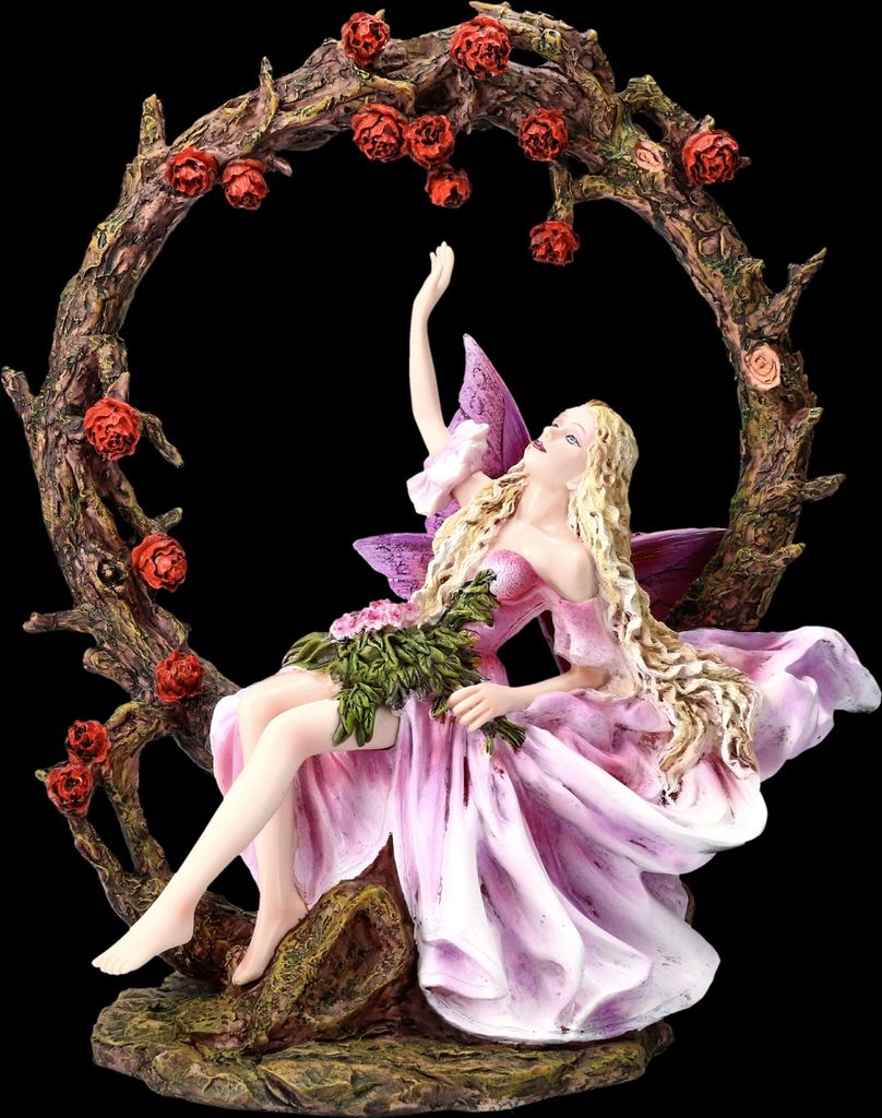Elfen Figur mit Rosenbogen - Hochzeitsdeko