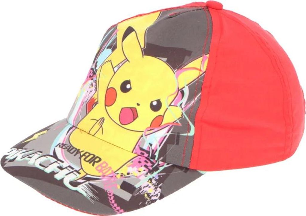 Pokemon Pikachu Jungen Kinder Basecap – Rot / 56
