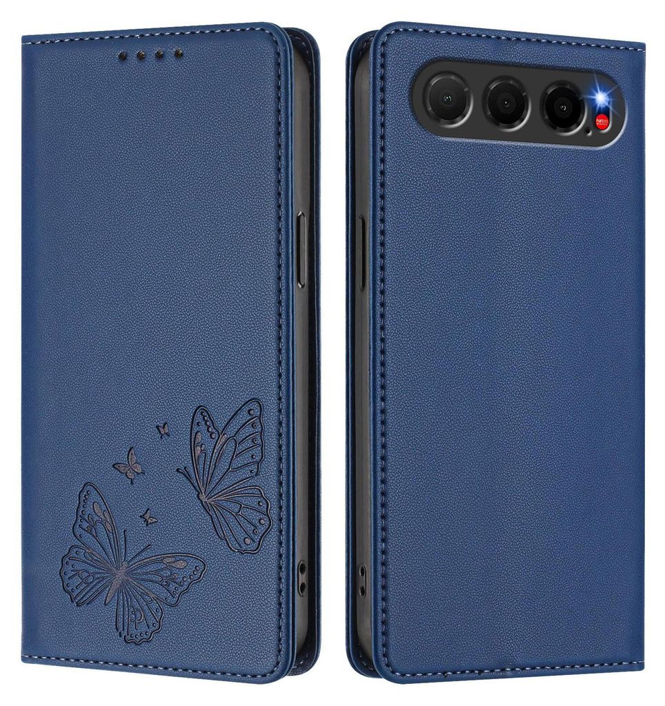 Lederhülle für ZTE nubia Air, Schmetterling Prägung Leder Produktbild 