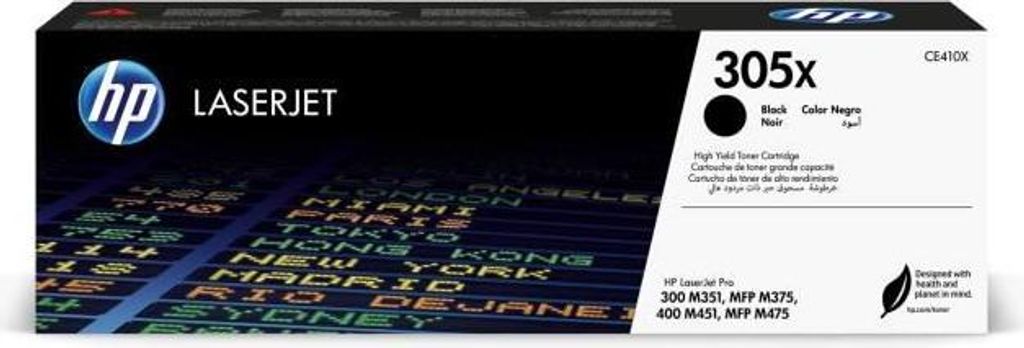 HP 305X Black Original Toner Cartridge for LaserJet Pro Immagine del prodotto 