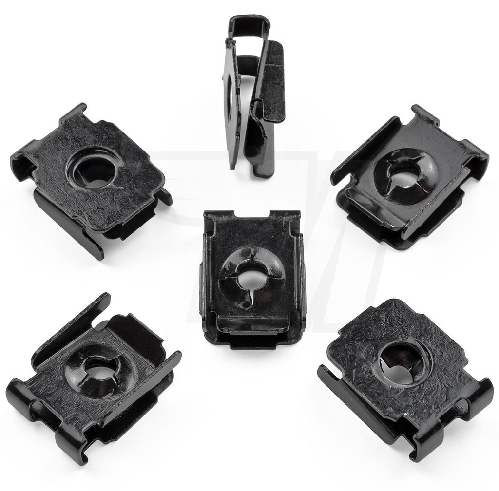 10x Befestigungs Klammer Clip für Audi Seat VW Armaturen Klimaanlage Stoßstange Blinker | N90698803