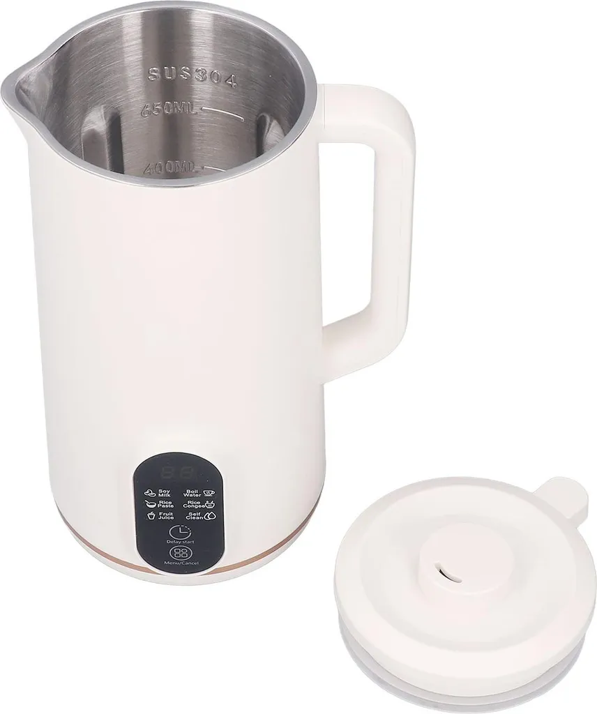 Fini la corvée du filtrage avec ce mélangeur soja automatique 220V blanc