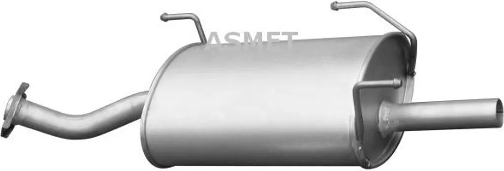 Silencieux arrière anticorrosion ASMET 14046 compatible Nissan Almera