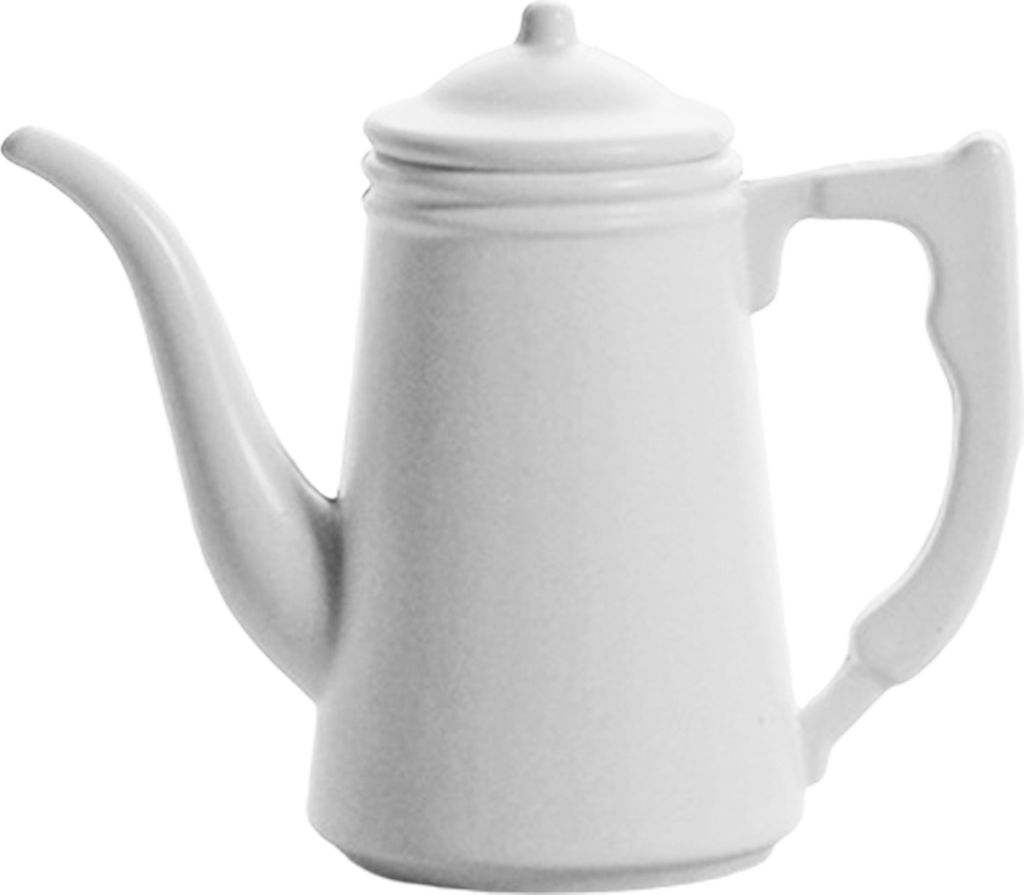 Miniatur -Teekanne Bright Color Birthday Gift Exquisite Dollhouse Mini Tea Kessel für Kinder-Weiß