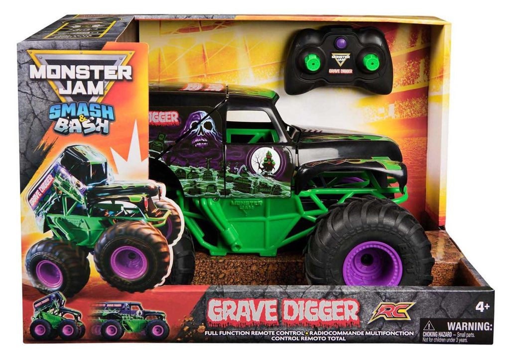 Spin Master Monster Jam - Smash'n Bash Grave Digger Obrázok produktu 