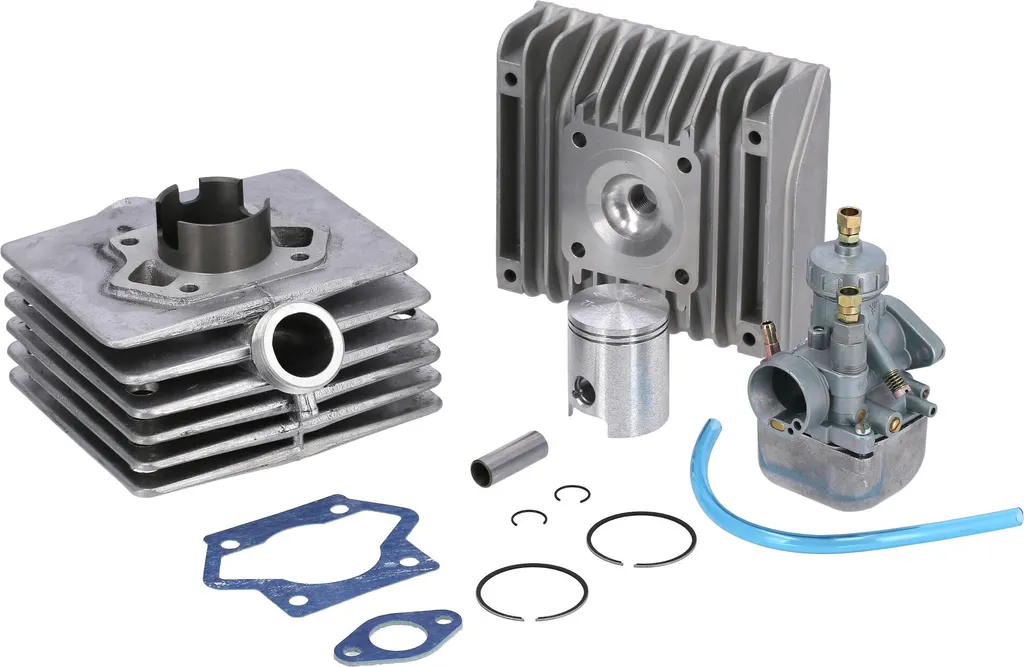 Pack Cylindre 60cc 2 Canaux avec Piston ZT et Carburateur BVF Course