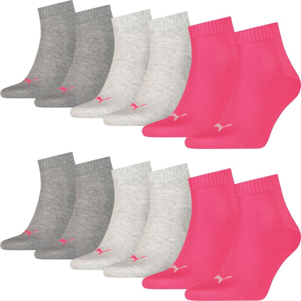 6 Paar PUMA Uni Quarter Socken Produktbild 