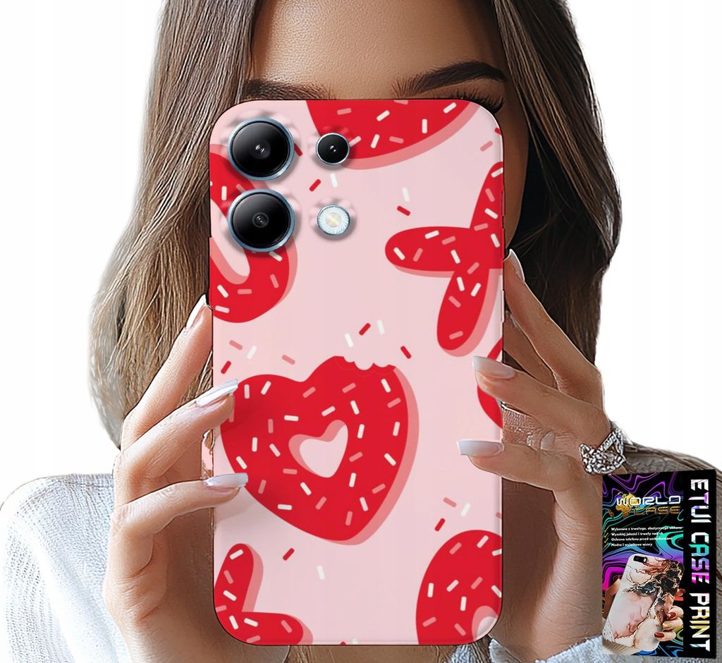 Hülle Für Xiaomi Note 14S - Feminine, Trendige Designs Xoxo Herz + Glas