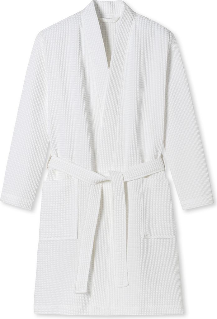 Schiesser Herren Bademantel Gr. XL weiss