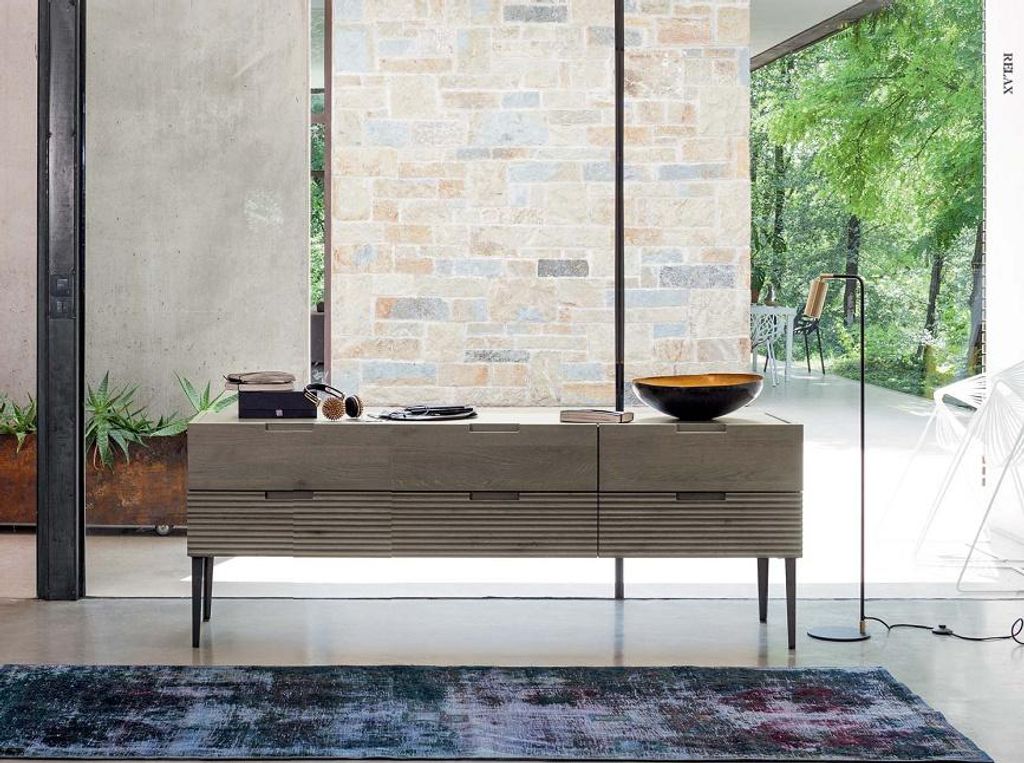 Sideboard aus Eiche Zero.16, Handarbeit, italienisches Design
