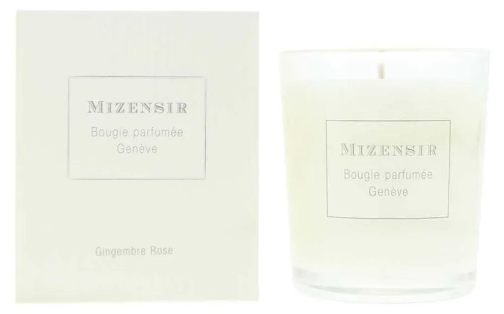 Bougie Gingembre Rose 90g - Parfum longue durée et cire végétale pure