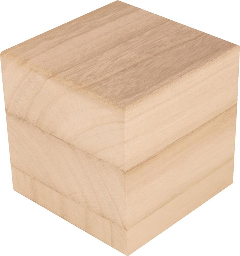 Cubo in legno 10x10x10 cm - Artemio Immagine del prodotto 