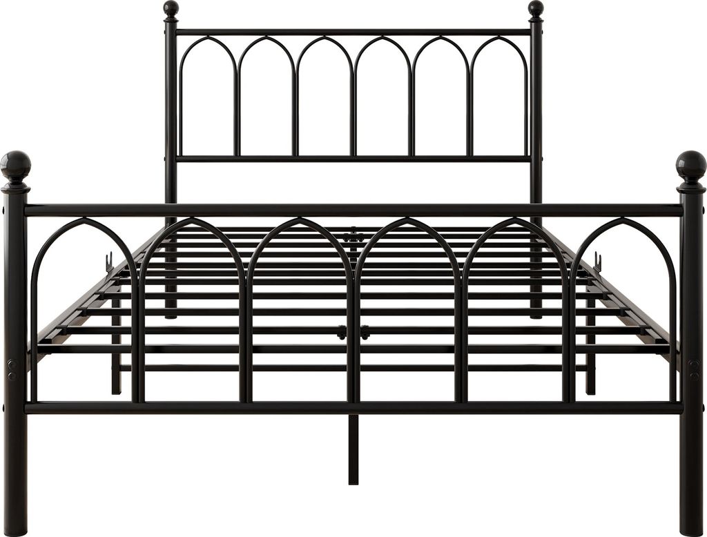 Flieks Jugendbett Metallbett 120x200cm mit Led, Doppelbett Produktbild 
