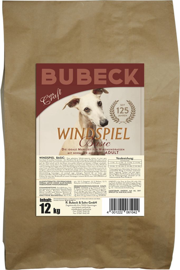 Trockenfutter glutenfreies Windhundfutter mit Truthahn von Produktbild 