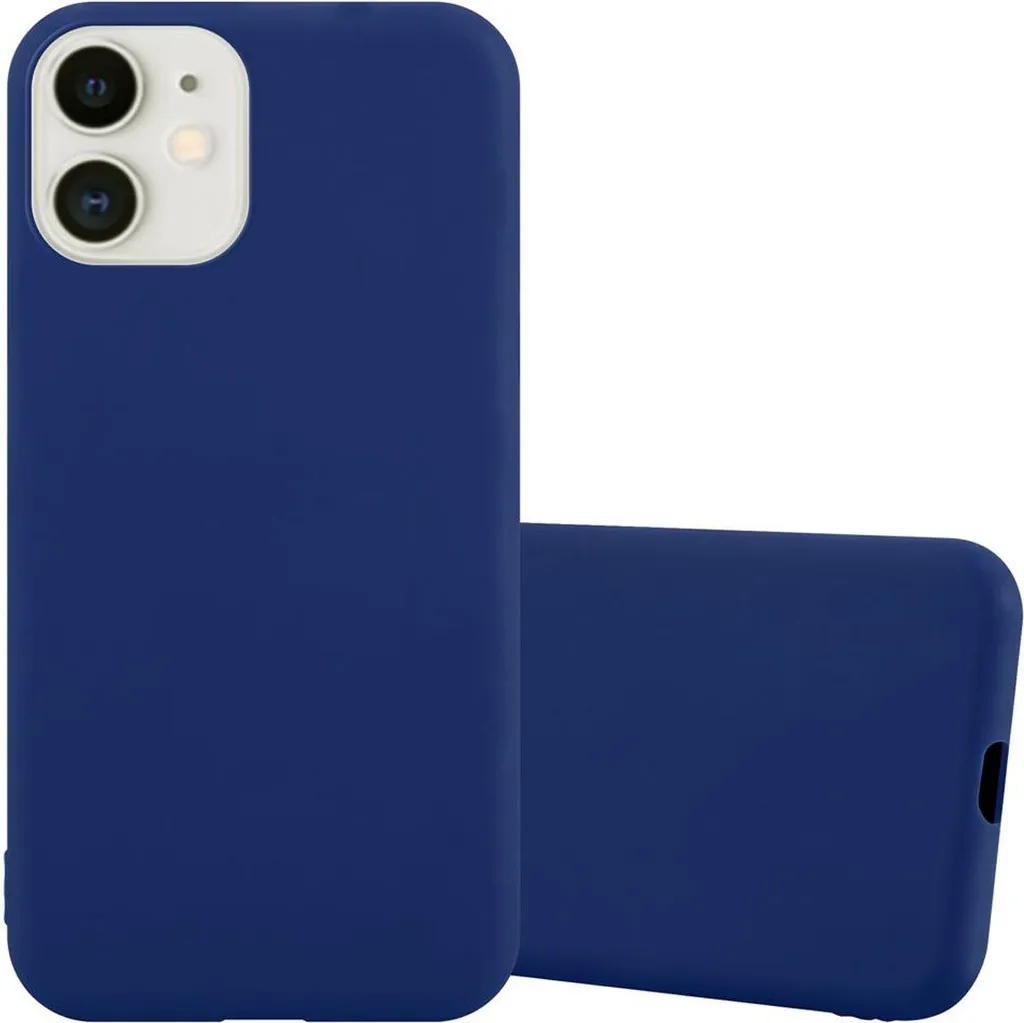 Custodia Blu Cadorabo per iPhone 12 MINI: Accessorio Chic in Silicone