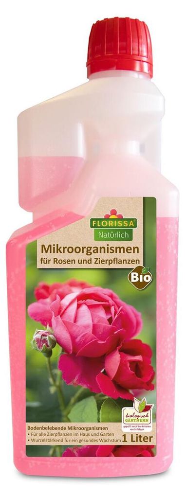 Artikelbild 1 von 'Mikroorganismen für Rosen und Zierpflanzen (1 l)' aus der Kategorie Nützlinge
