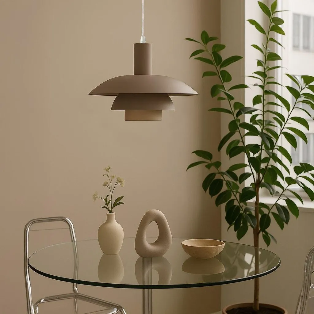 Lustre Suspension Moderne Ferro Milagro - Éclairage Plafonnier Cachemire