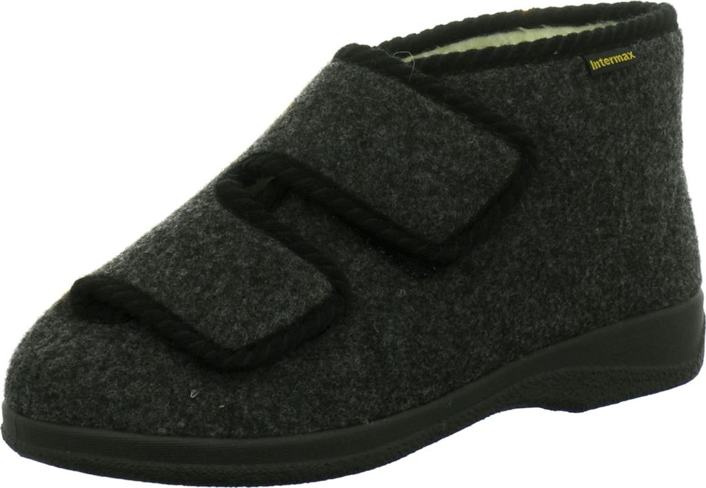 Intermax Hausschuhe Herren 3933313731 Schwarz 44 EU