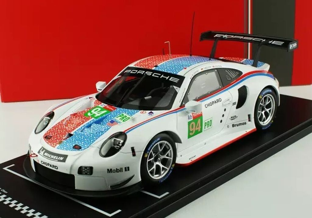 PORSCHE 911 RSR #94, gefahren von Muller/Jaminet/Olsen bei den 24 Stunden von Le Mans 2019, IXO-LEGT18026, Maßstab1/18, IXOMODELS