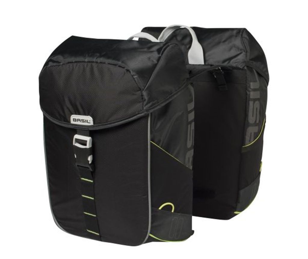Basil Miles, Hinten, Fahrradtasche, Polyester, Schwarz, 34 Produktbild 