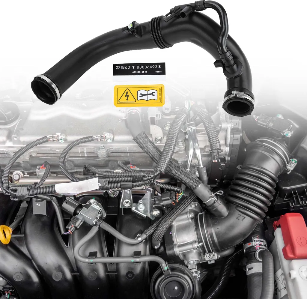 Conduit d'Aspiration d'Air pour Mercedes C250 W204 - Noir A2710902029