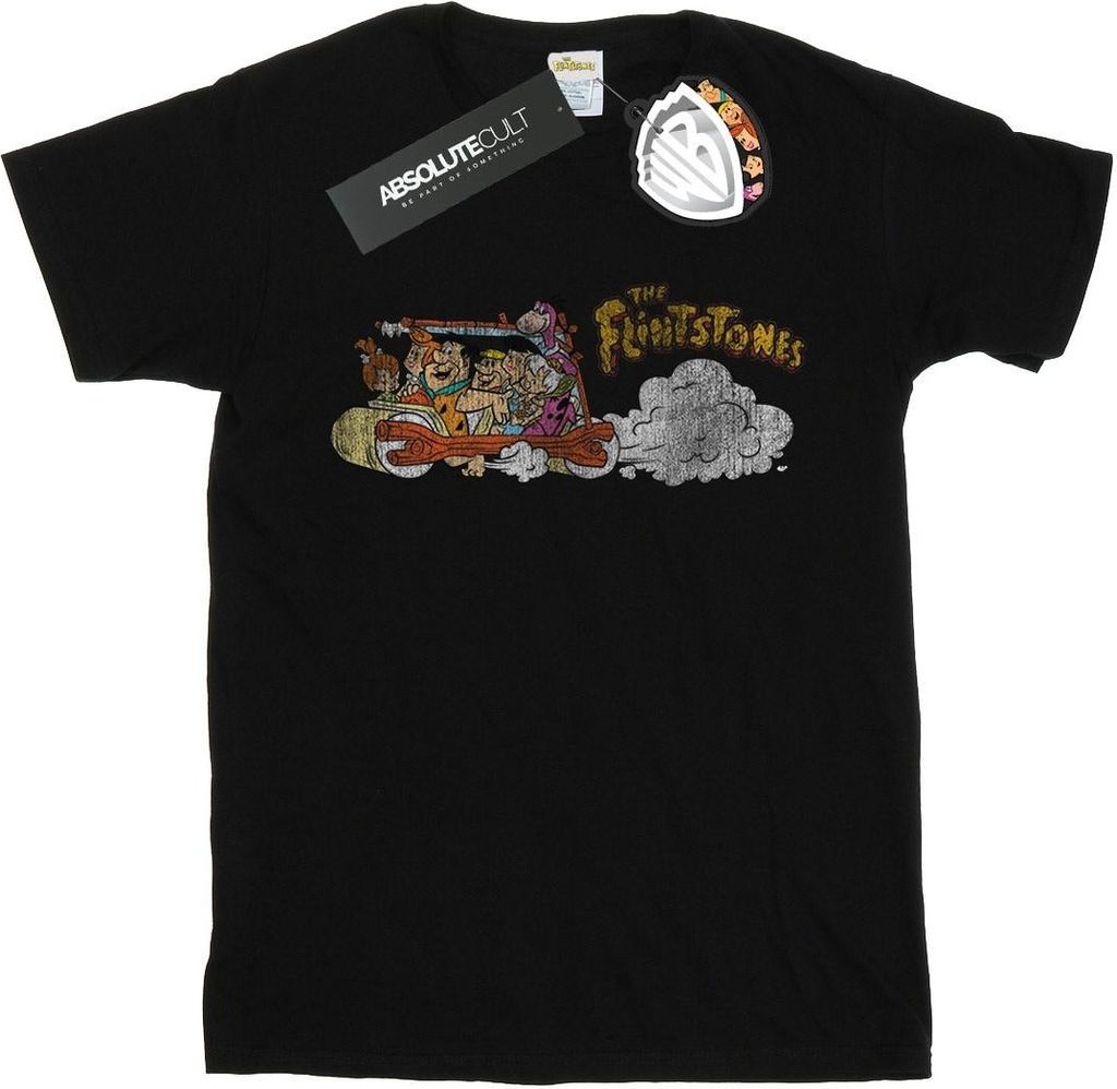 The Flintstones - T-Shirt für Damen BI49949 (S) (Schwarz)