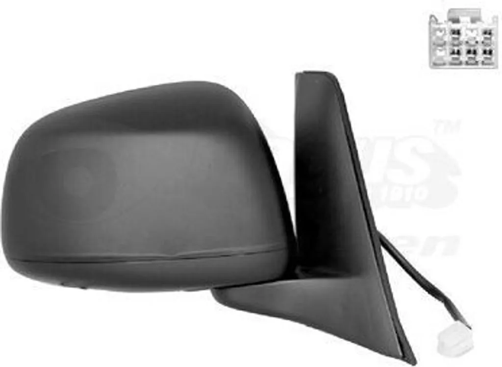 Rétroviseur droit pour FIAT Sedici - Miroir extérieur VAN WEZEL 1603806