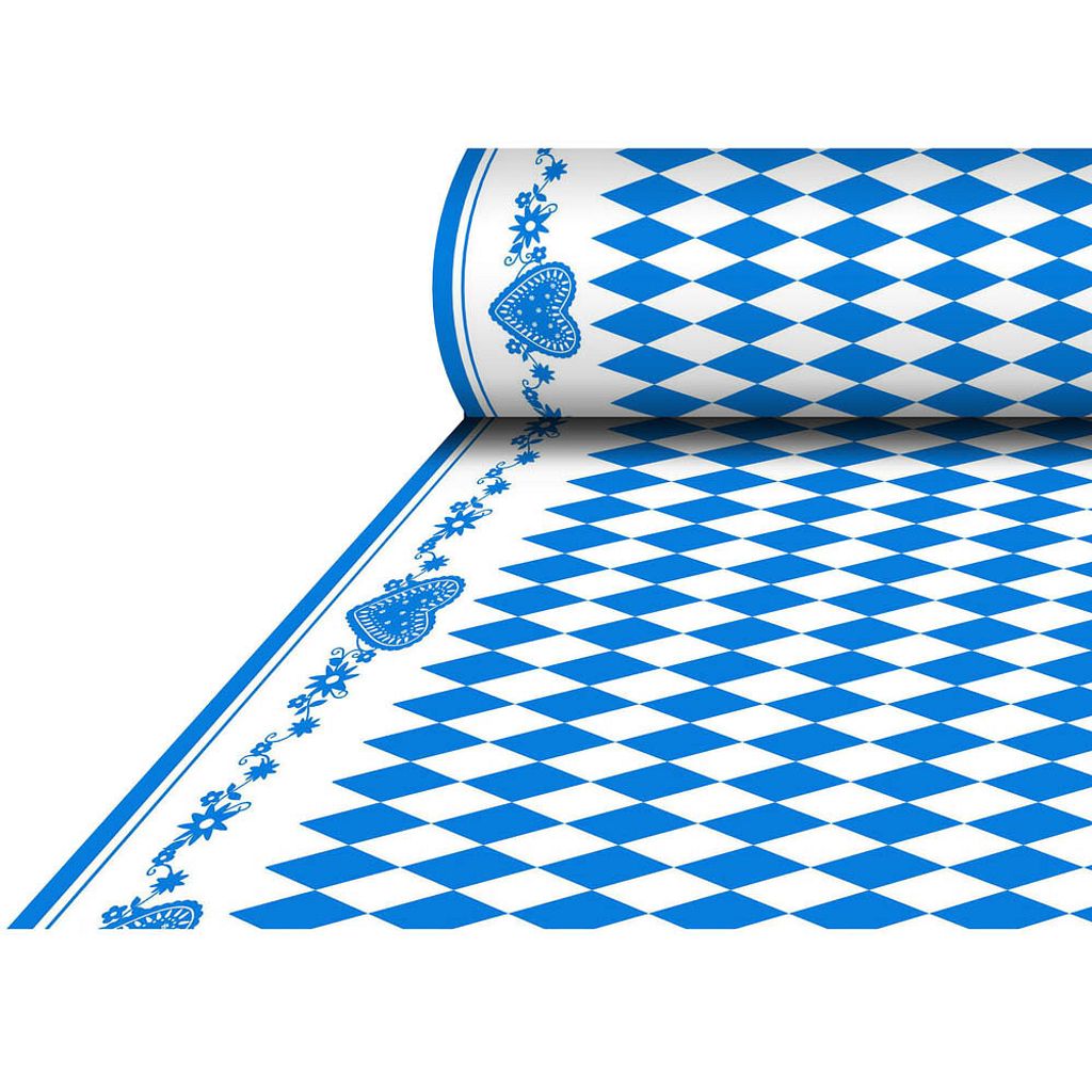 Papstar 84501, Rechteckig, Blau, Weiß, Zellulose, Produktbild 