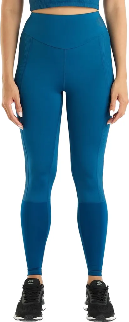 Collant de sport femme Umbro Pro pour fitness et training bleu 32