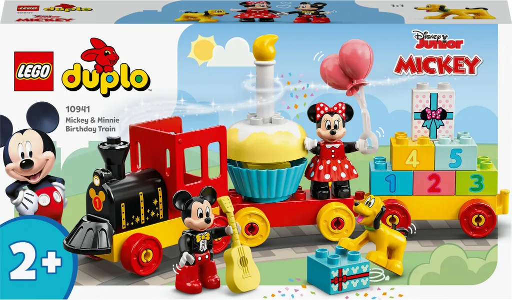 Train Disney Mickey et Minnie LEGO DUPLO 10941 avec Chiffres 1 à 5