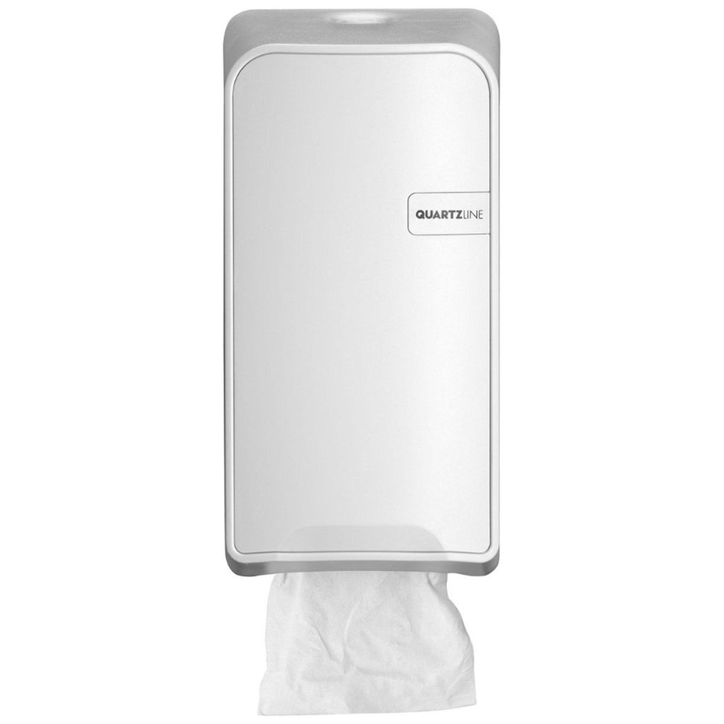 Euro Products | Toilettenpapierhalter in Quarzweiß, Großpackung