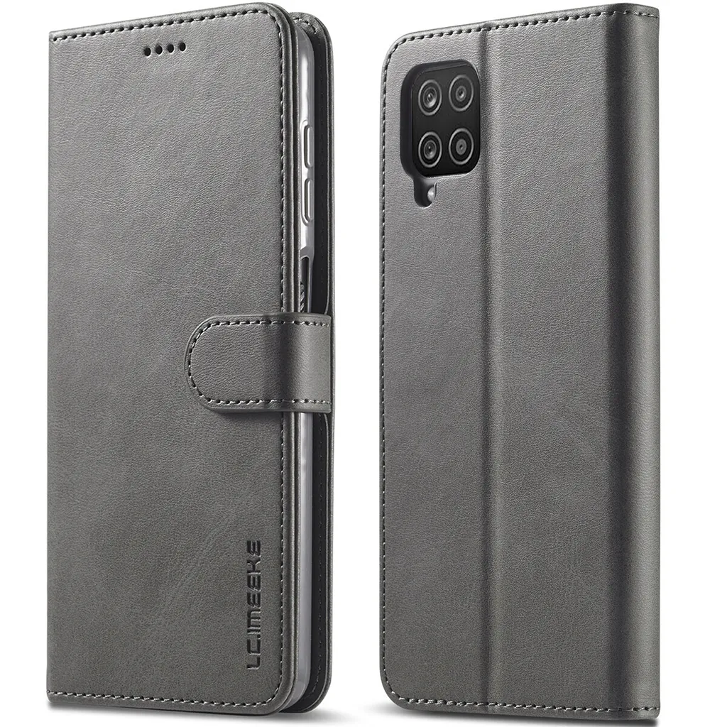 Flip Case Samsung Galaxy M53 Grigio: Cover Portafoglio Professionale