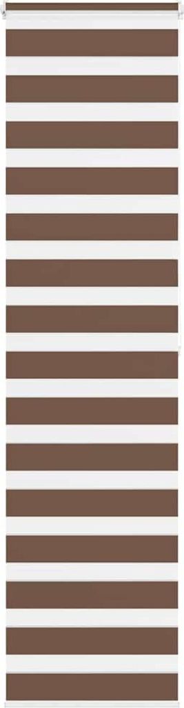 Doppelrollo Braun 65x200 cm Stoffbreite 60,9 cm Polyester
