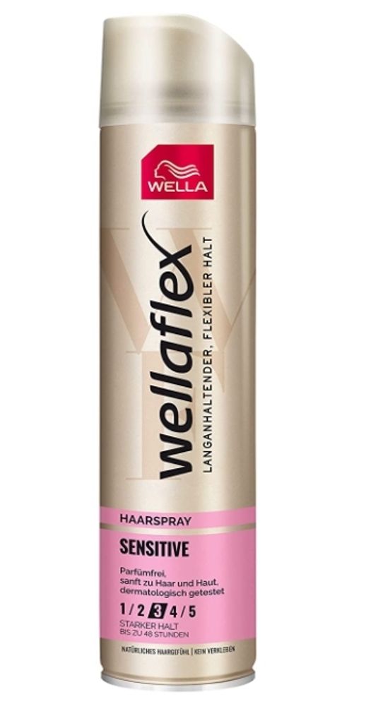 Wellaflex Haarspray Parfümfrei starker Halt Sanft zur Haut 250ml