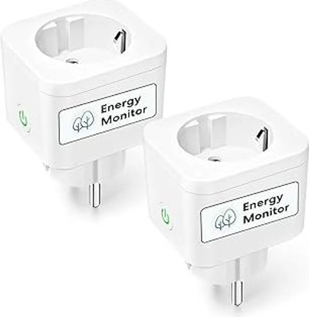 Meross Smart Plug 16A con Monitoraggio Energetico - Pack da 2