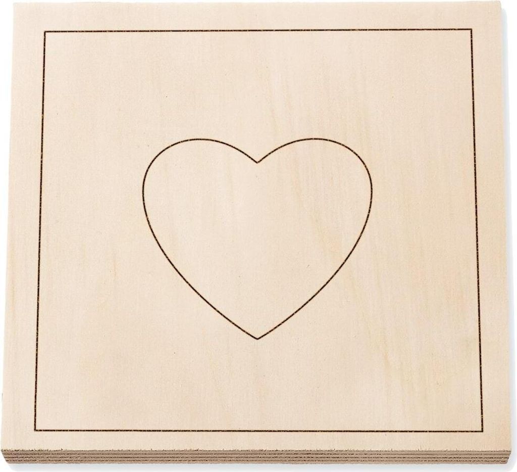 Nagelbild Herz Kinder - ab 6 Jahren