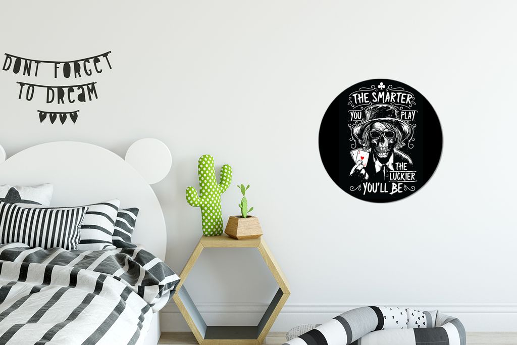 MuchoWow - Schlafzimmer - Bilder - Der Kreis - Kunst für die Wohnung - Plastik - Kunstdruck - Wandbild