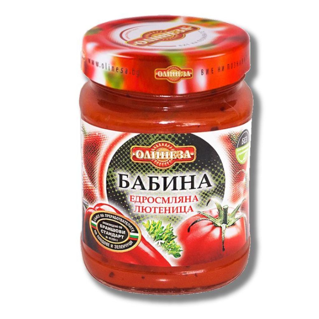Lutenica Bułgarska "Babcina" Olinesa, duże kawałki warzyw - Zdjęcie produktu 