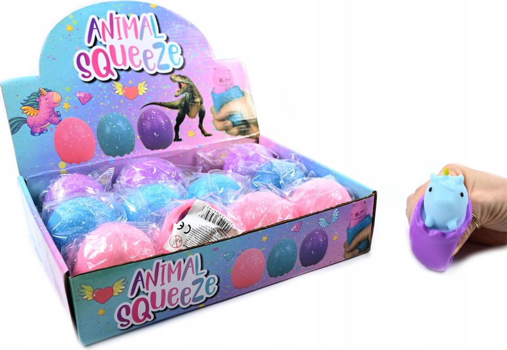 Einhorn Anti-Stress Spielzeug - Squishy Squeeze Toy zum Kneten & Entspannen 6cm