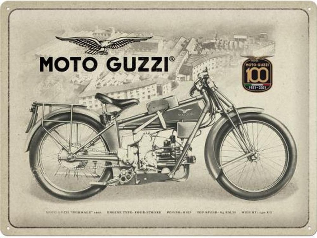 Nostalgic-Art - Plechový talíř 30 x 40 cm - Moto Guzzi - Obrázek produktu 